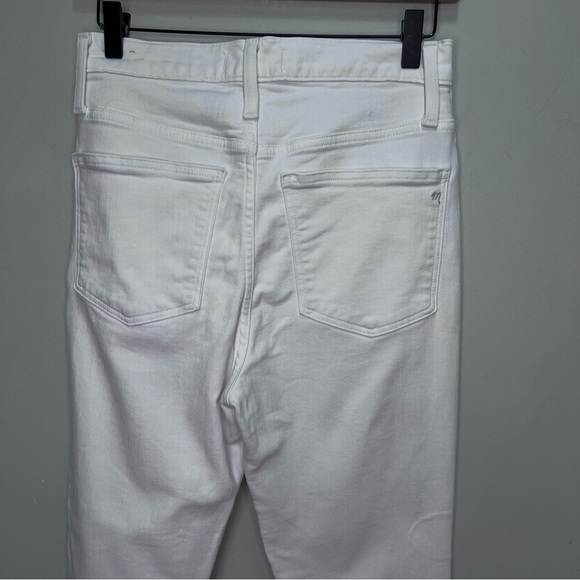Madewell 10" High-Rise Skinny Jeans White Size 28 - Picture 5 of 13